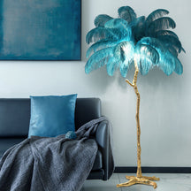 LED Romantic Feather Decorative Floor Lamp